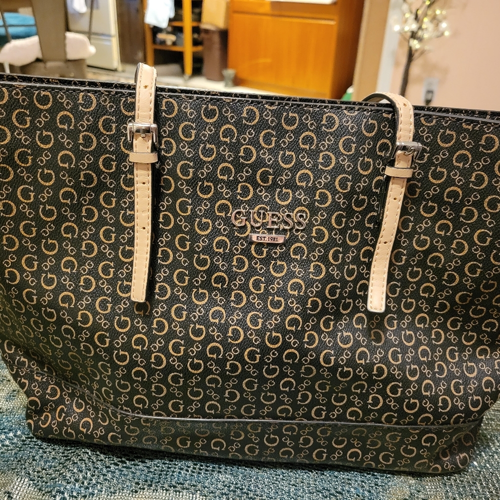 Guess Logo Tote Bag